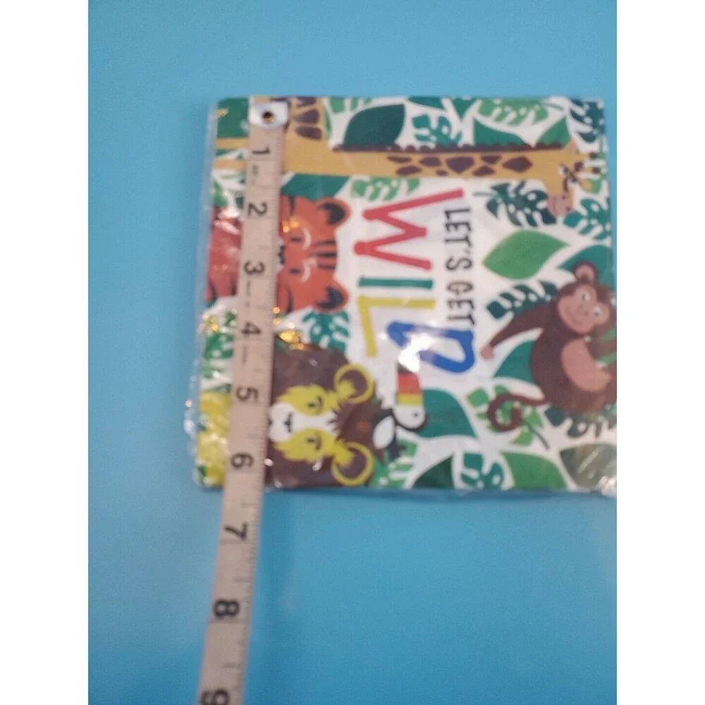 Paper Napkins Wildlife Zoo Animal Print Square Pk 25 X's 2